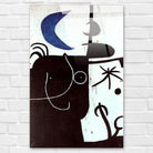 Tableau Joan Miro Femme devant la lune - Montableaudeco