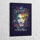 Tableau Johnny Hallyday Artwork - Montableaudeco