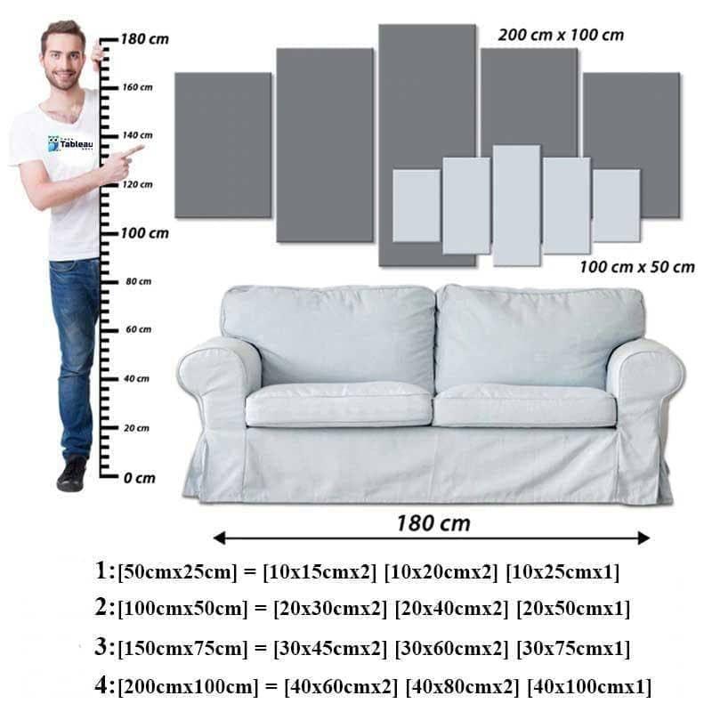 Tableau Johnny Hallyday L'idole des Jeunes - Montableaudeco