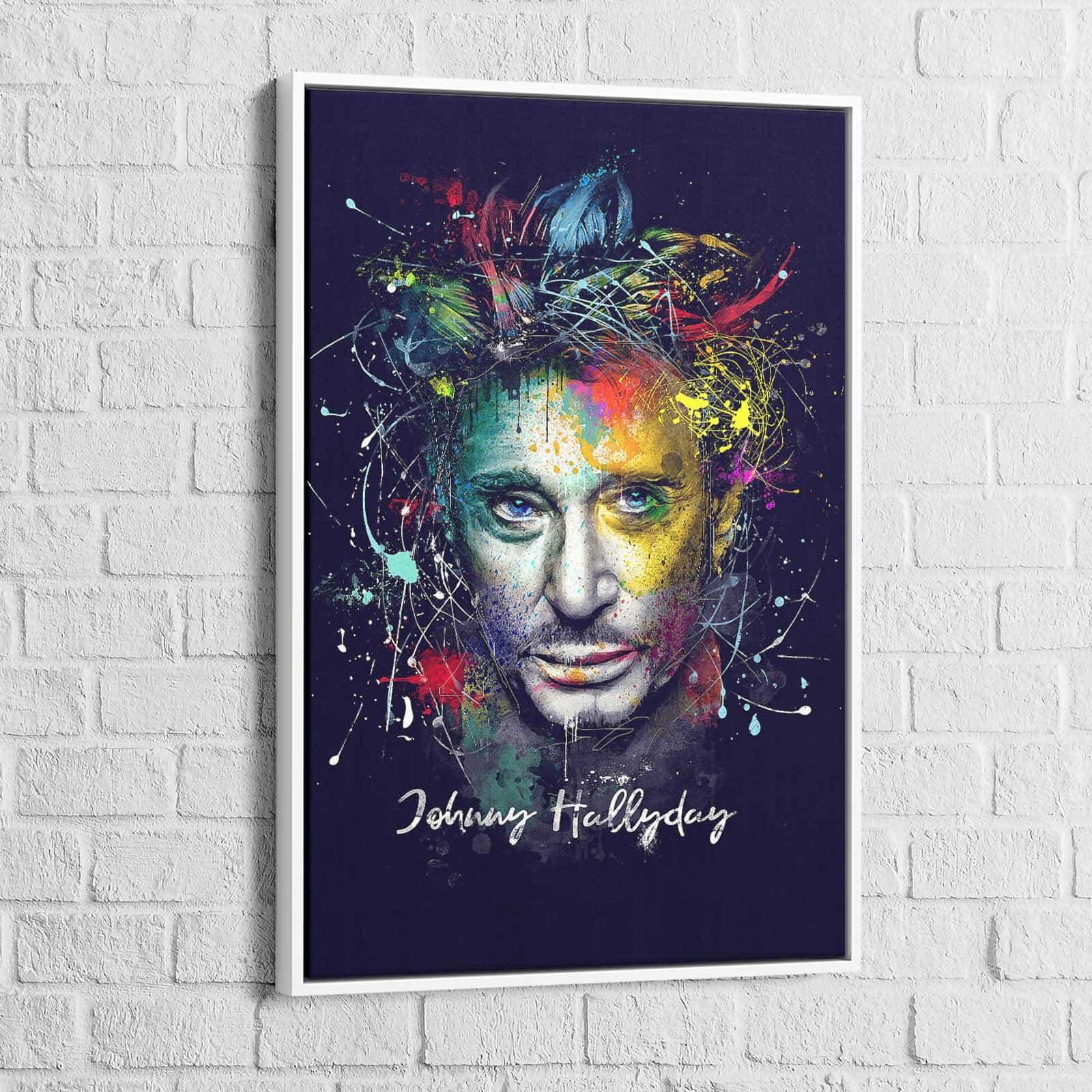 Johnny Hallyday Painting Decoration at wholesale prices