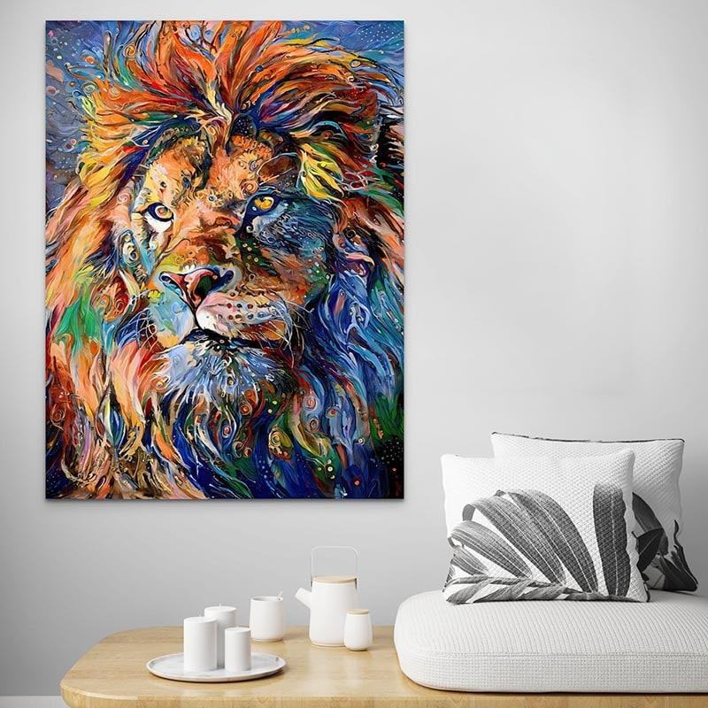 Tableau Lion Le Magnifique - Montableaudeco