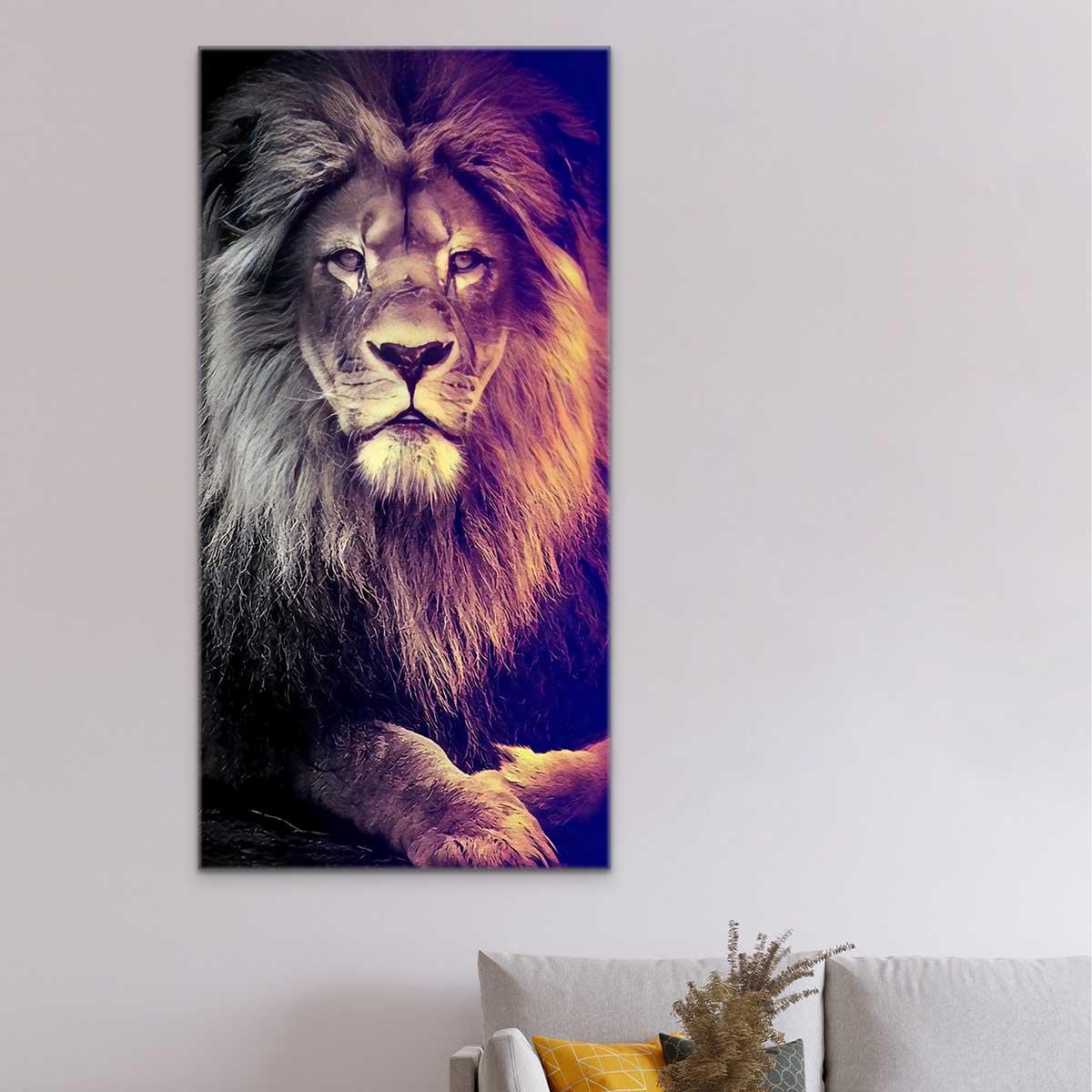 Tableau Lion Le Magnifique - Montableaudeco