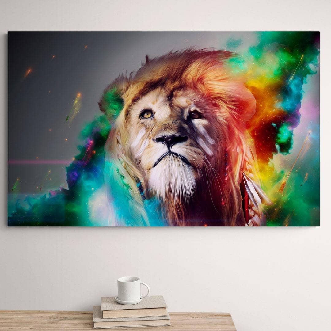 Tableau Lion Magique - Montableaudeco