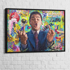 Tableau Loup de Wall Street - Montableaudeco