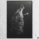 Tableau Loup Noir et Blanc - Montableaudeco