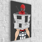 Tableau Marvel Dc Comics Les Héros aux Toilettes - Montableaudeco