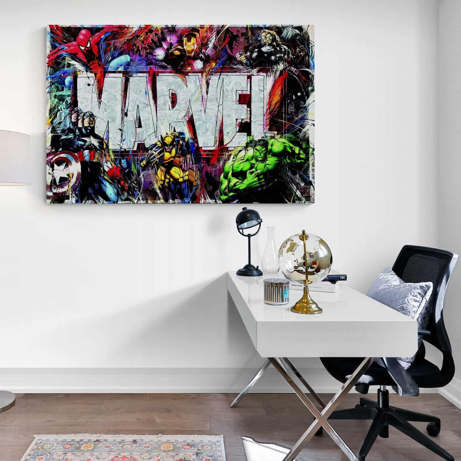 Tableau Marvel Héros and Co - Montableaudeco