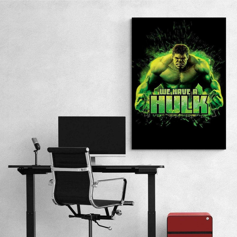 Tableau Marvel Hulk We Have - Montableaudeco
