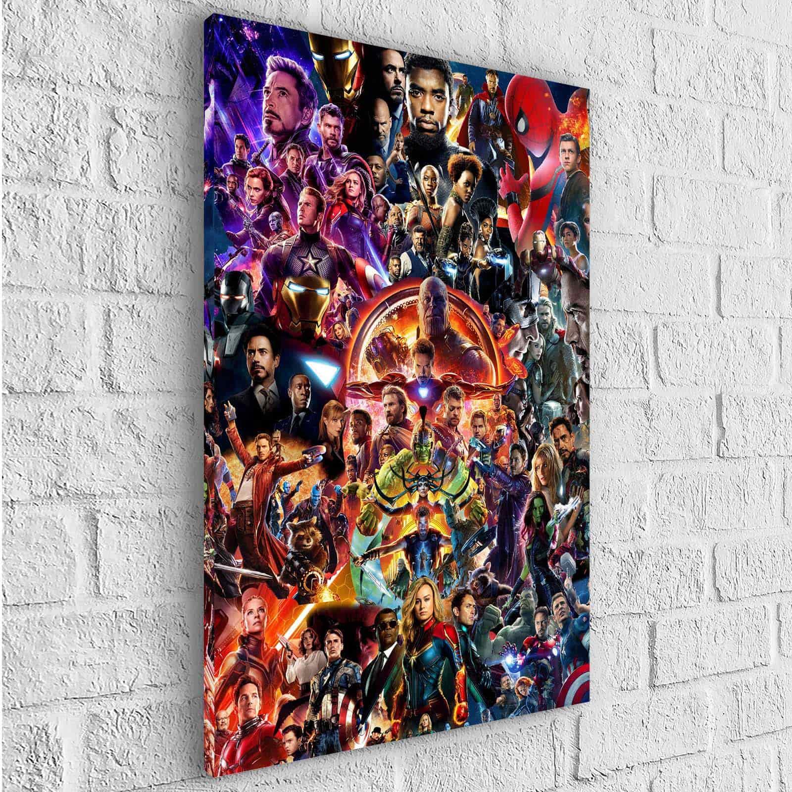 Tableau Avengers Marvel 2 Toile Avec cadre - ProduitPOD