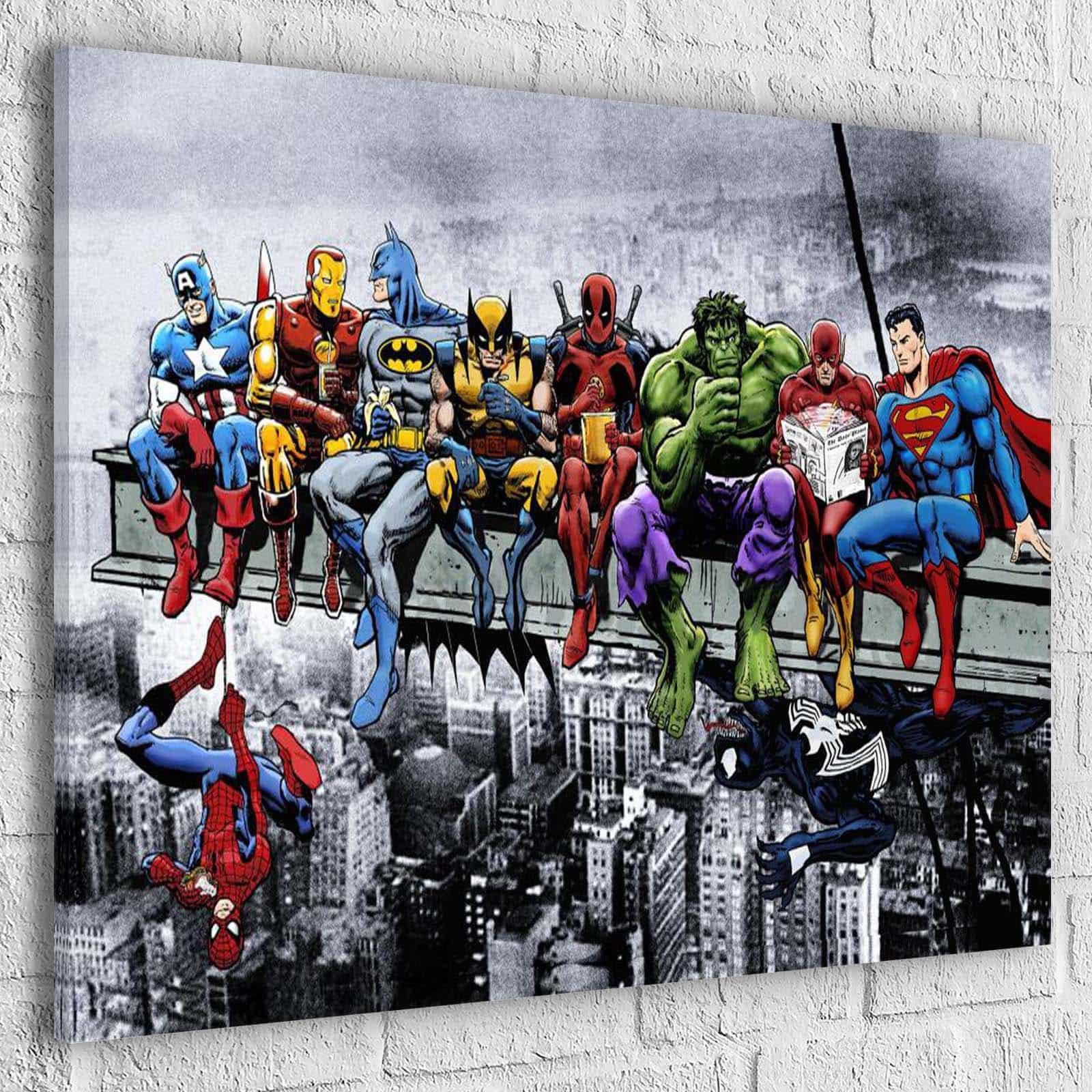 Tableau Marvel Super Héros No Job - Montableaudeco