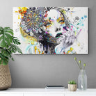 Tableau Moderne La Fille des Fleurs - Montableaudeco