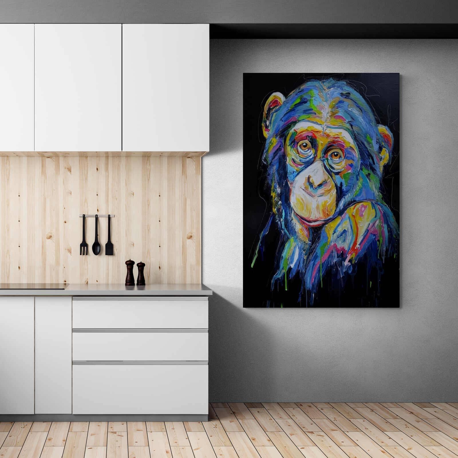 Tableau Mon Jolie Singe - Montableaudeco