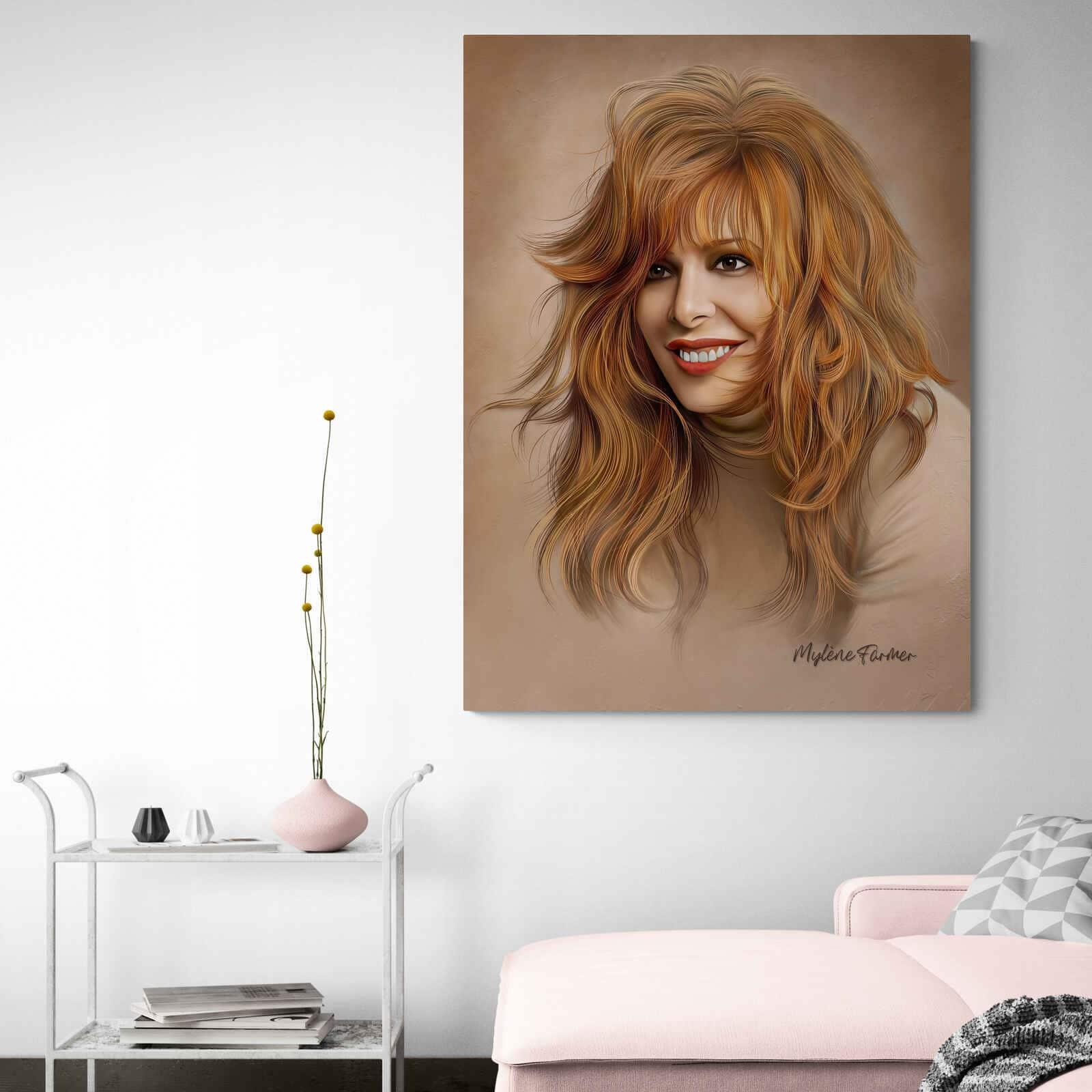 Tableau Mylène Farmer 2022 Edition - Montableaudeco