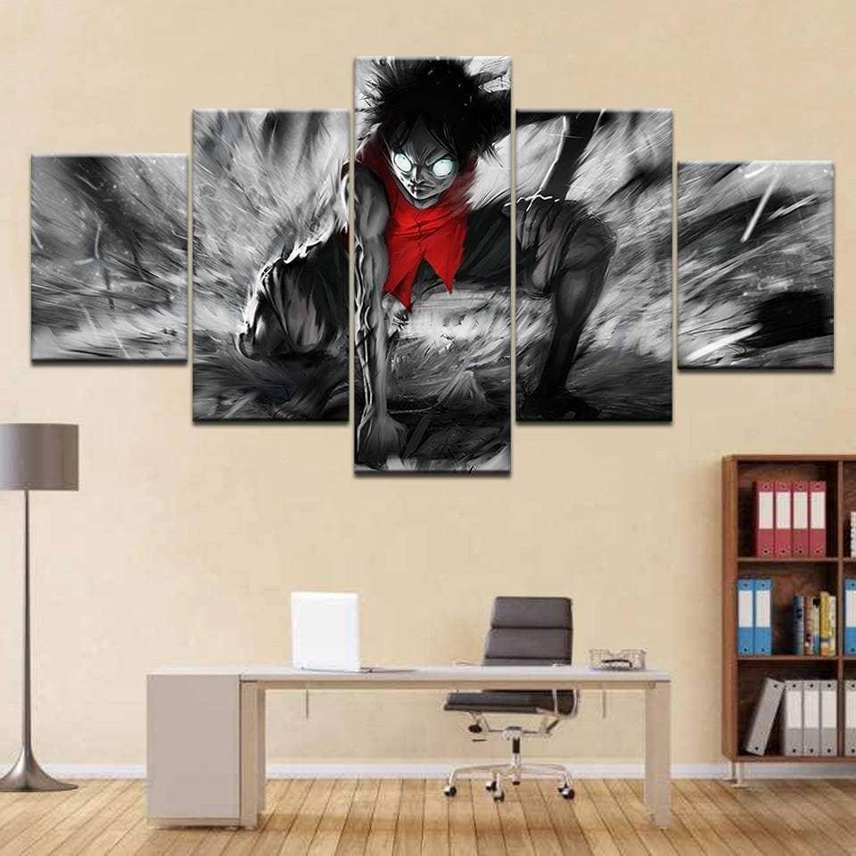 Tableau One Piece La Fureur de Luffy - Montableaudeco