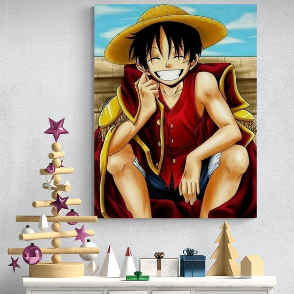 Poster One Piece Luffy - Avec affiche ou cadre tableau à petits prix
