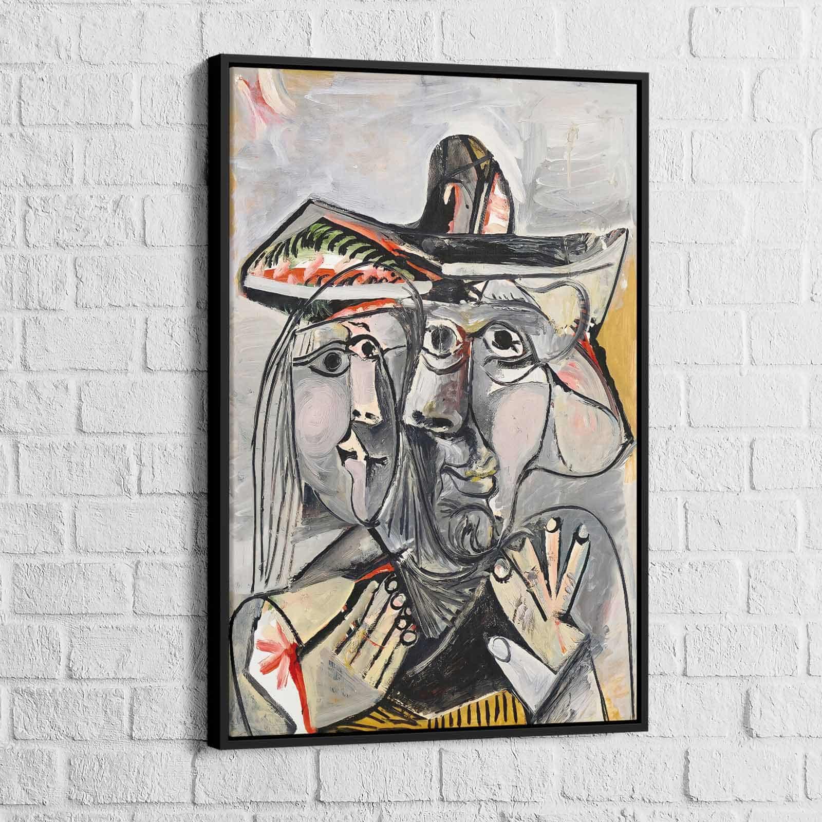 Tableau Pablo Picasso Homme et femme - Montableaudeco