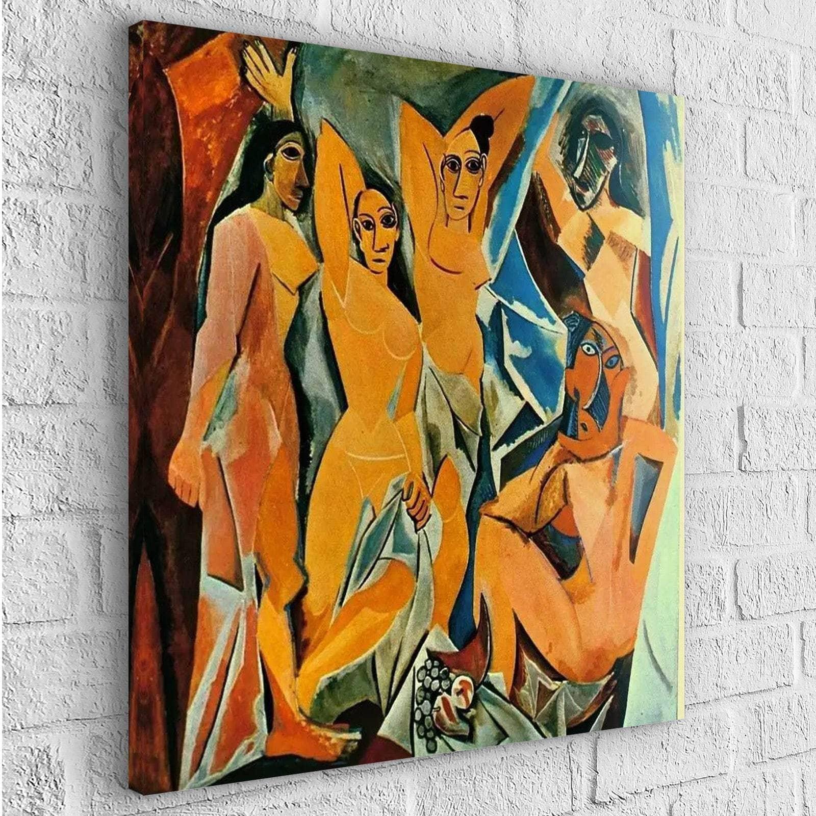 Pablo Picasso Vintage 1967 Mid Century Modern Framed Cubist