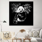 Tableau Panda Noir et Blanc - Montableaudeco