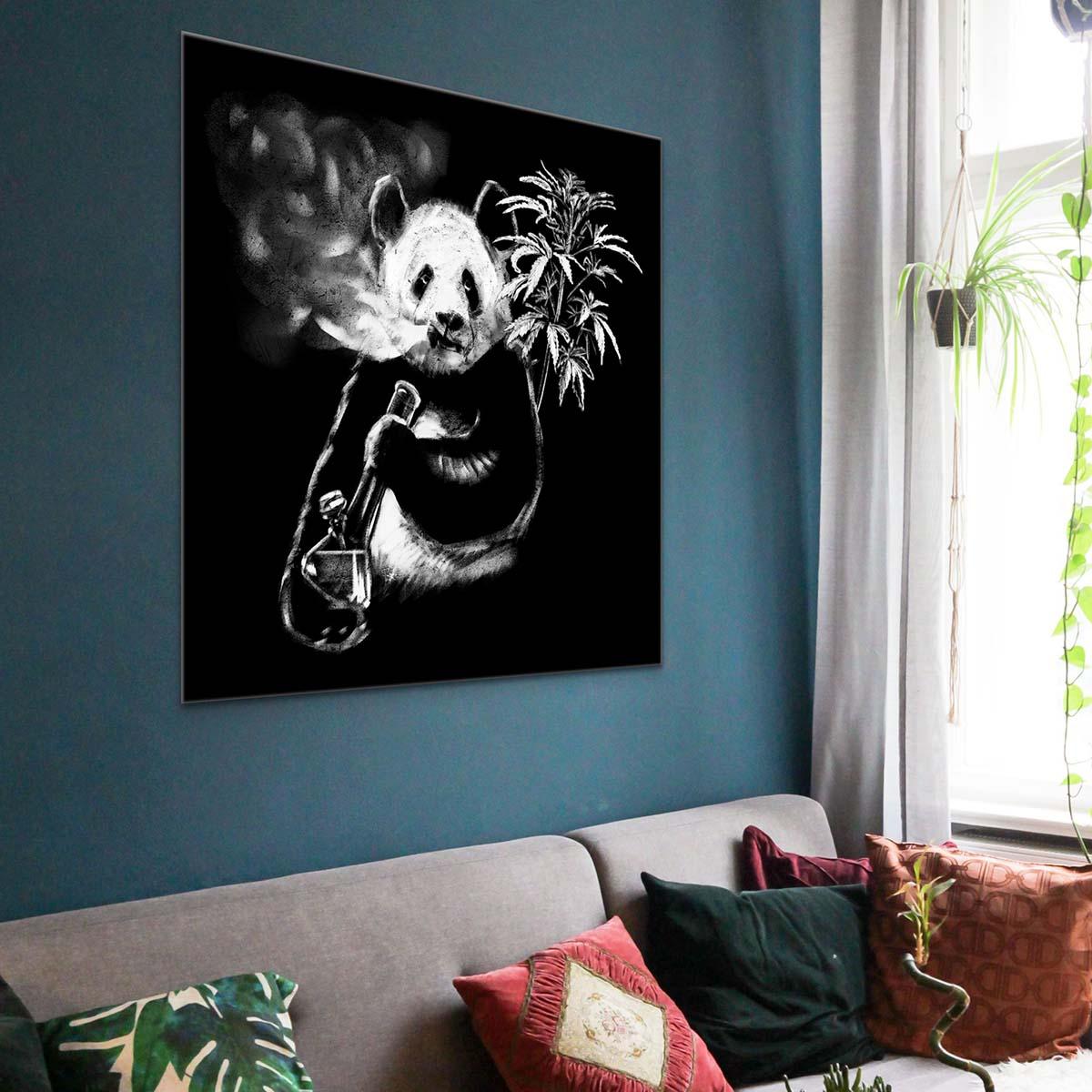 Tableau Panda Noir et Blanc - Montableaudeco