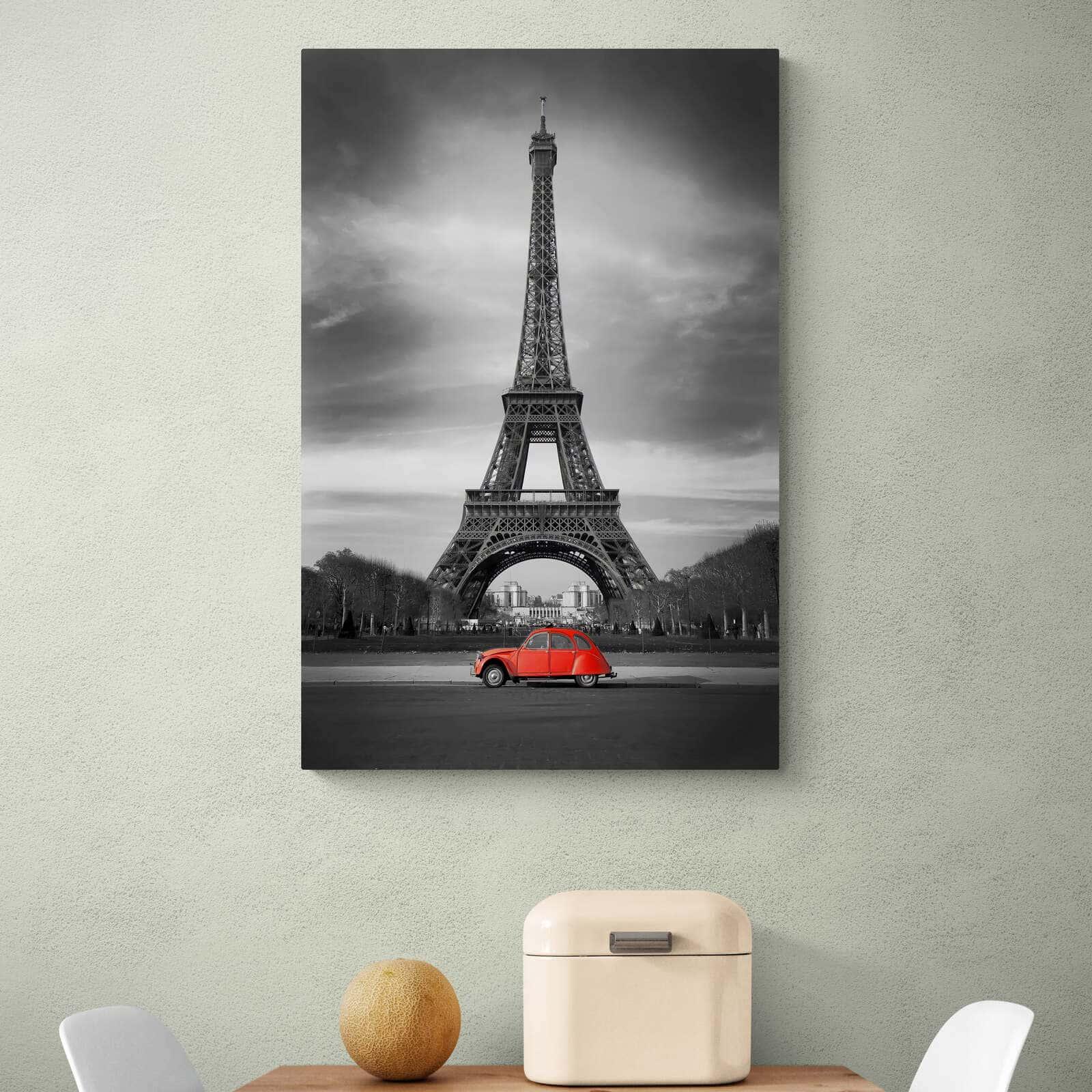 Tableau Paris Eiffel Noir et Blanc - Montableaudeco