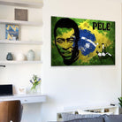 Tableau Pelé Le Roi - Montableaudeco