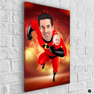 Tableau Personnalisable Super Héros Marvel 2 Personnages - Montableaudeco