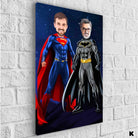 Tableau Personnalisable Super Héros Marvel 2 Personnages - Montableaudeco