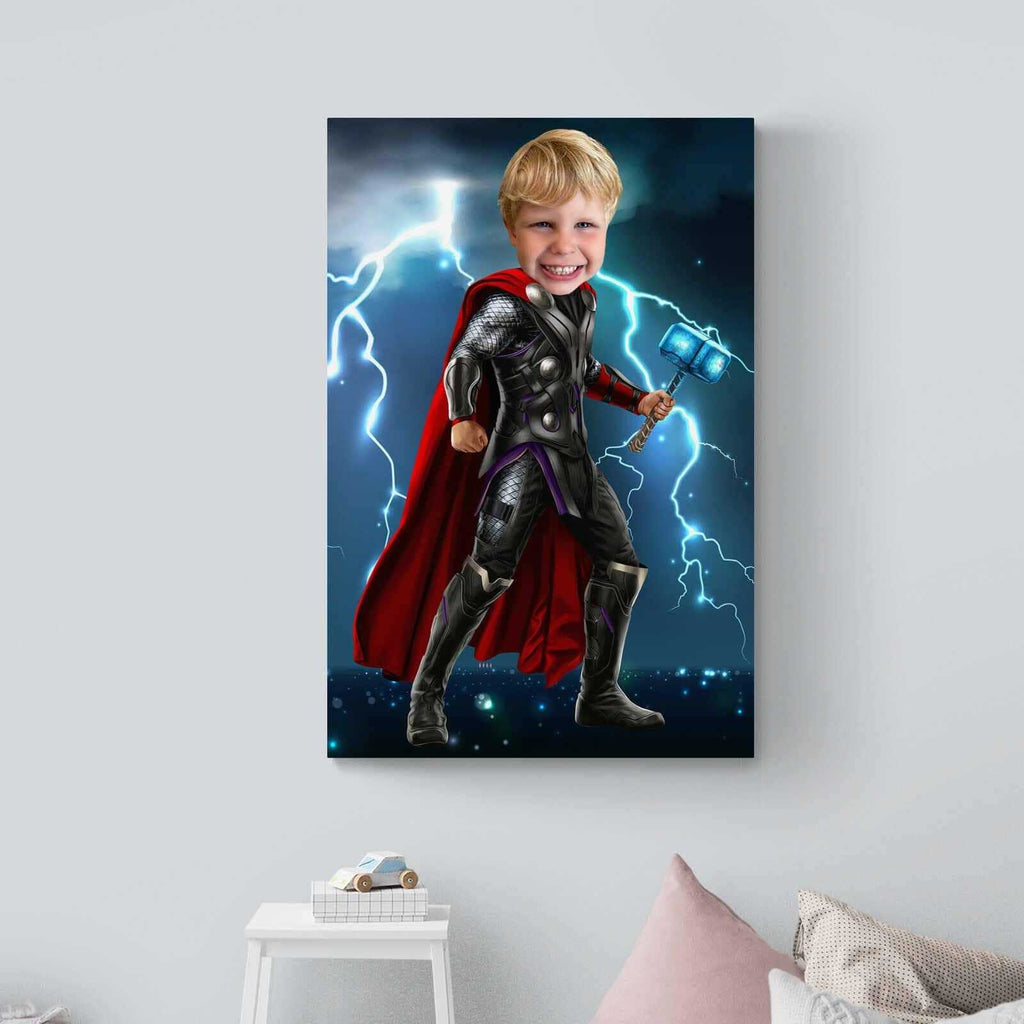 Tableau Personnalisable Super Héros Marvel Thor 1 - Montableaudeco
