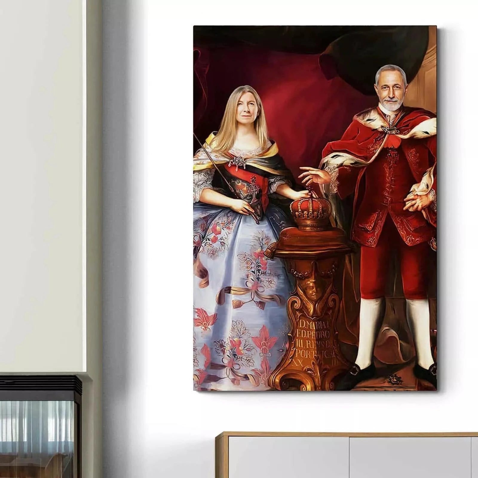 Tableau personnalisé couple Royal - Montableaudeco