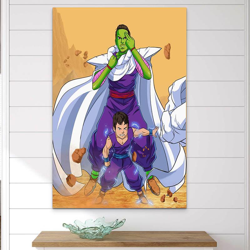 Tableau Personnalisé Dragon Ball 2 Personnages B - Montableaudeco