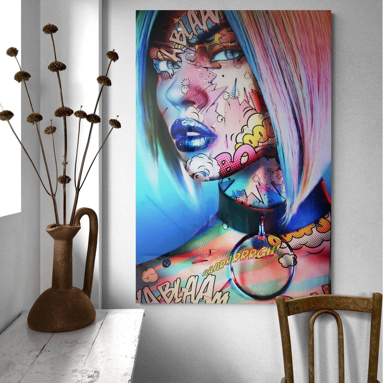 Tableau Pop Art Fashion Tatoo - Montableaudeco