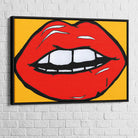 Tableau Pop Art La Bouche Andy Warhol - Montableaudeco