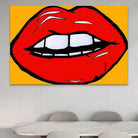 Tableau Pop Art La Bouche Andy Warhol - Montableaudeco