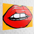 Tableau Pop Art La Bouche Andy Warhol - Montableaudeco