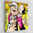 Tableau Popeye et Olive L'amour - Montableaudeco