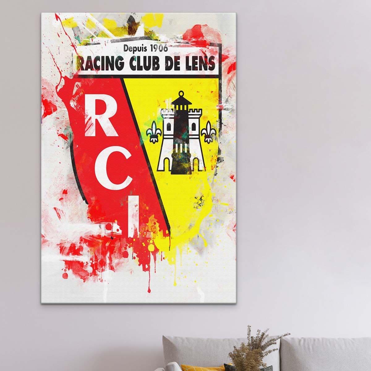 Tableau RC Lens Graffiti - Montableaudeco