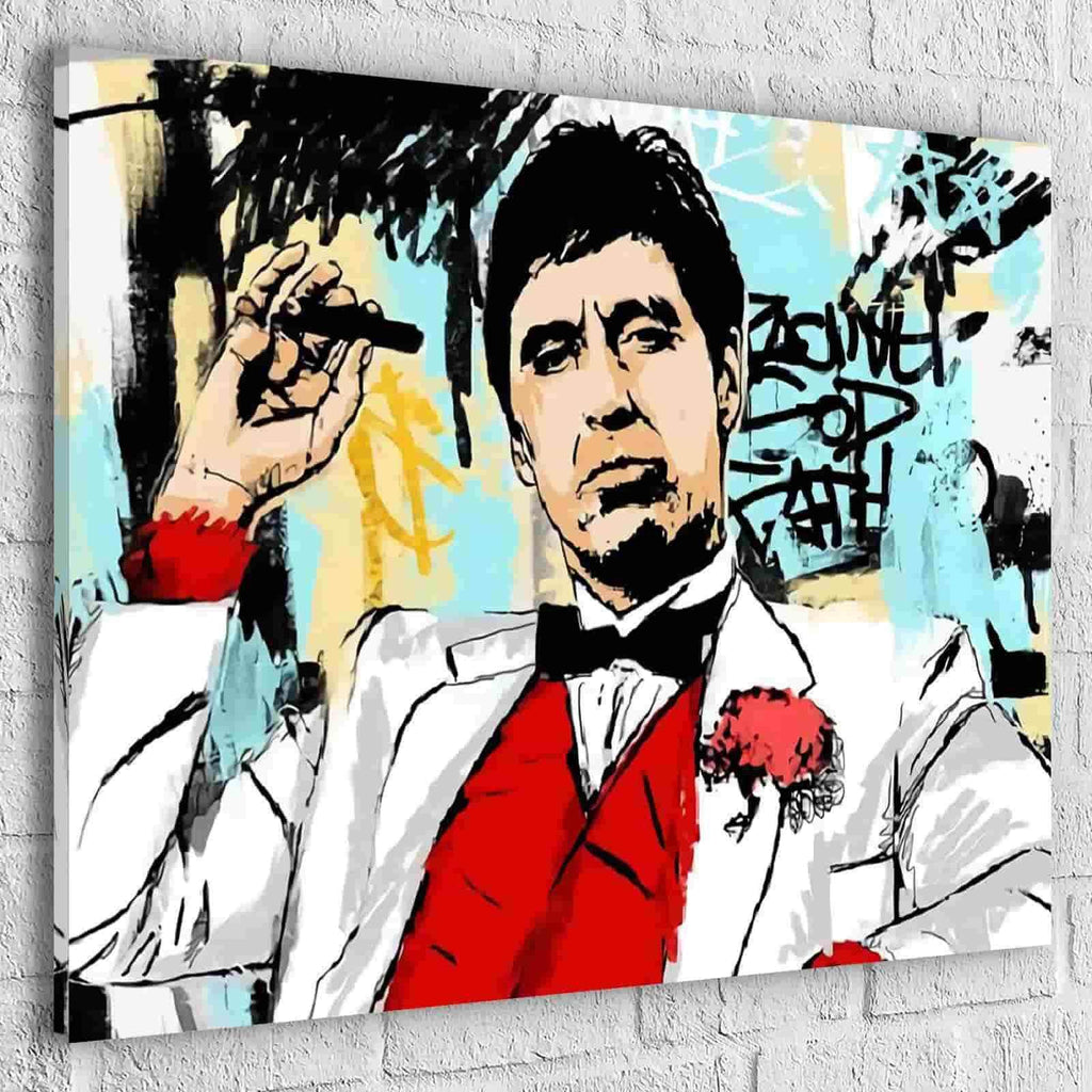 Tableau Scarface Al Pacino Street Art - Montableaudeco