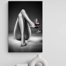 Tableau Sexy La Femme au Vin rouge - Montableaudeco