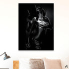 Tableau Sexy Le Noir et Blanc 2 Pièces - Montableaudeco