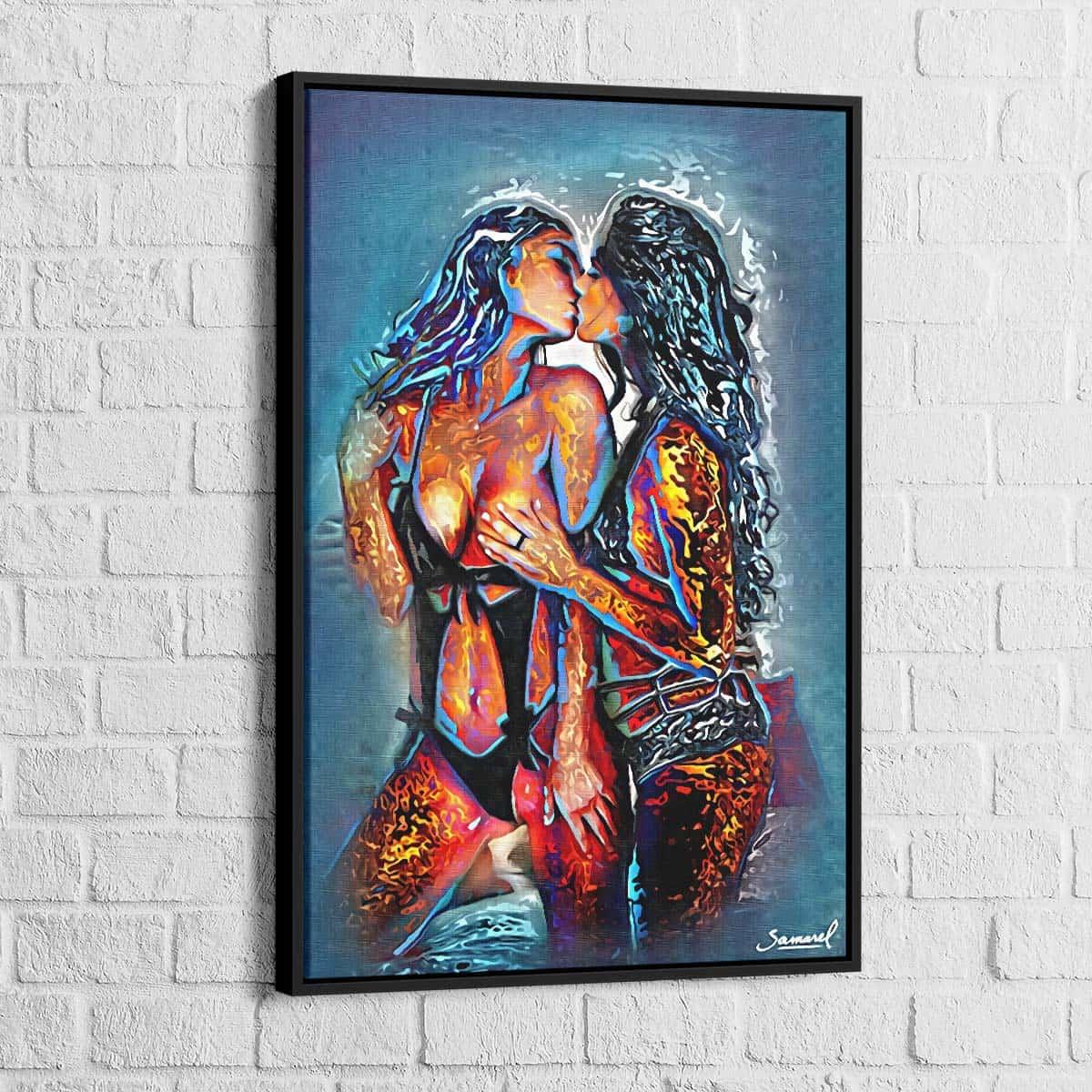 Tableau Sexy Un amour de Femme - Montableaudeco