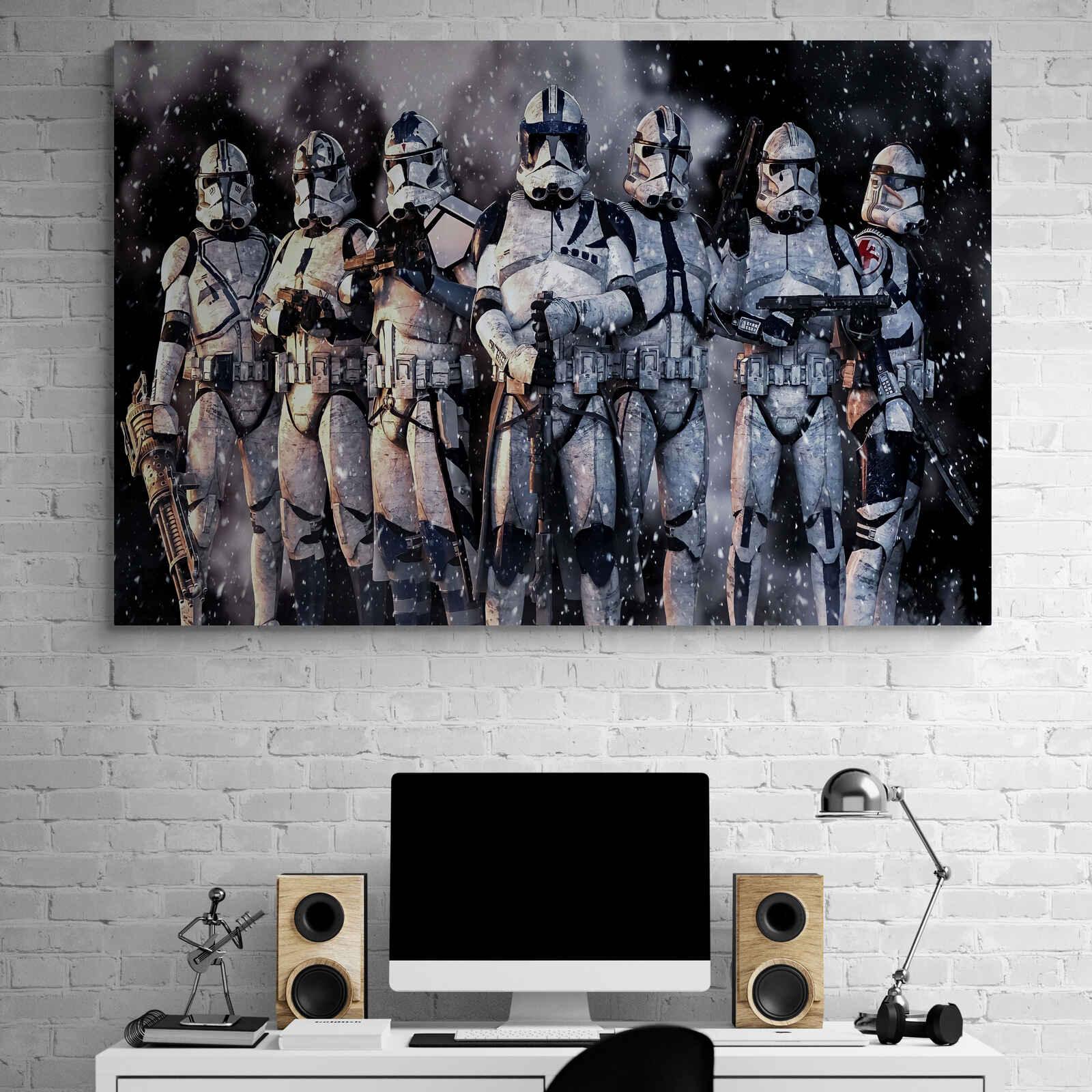 Tableau Star Wars Chasseur de Prime Montableaudeco