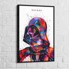 Tableau Star Wars Dark Vador Father Blanc - Montableaudeco