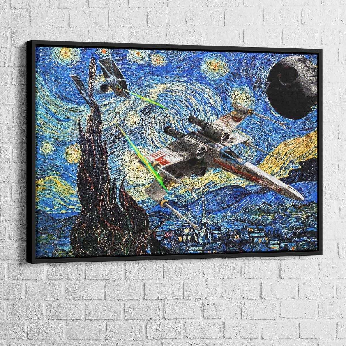Tableau Star Wars Van Gogh Collection - Montableaudeco