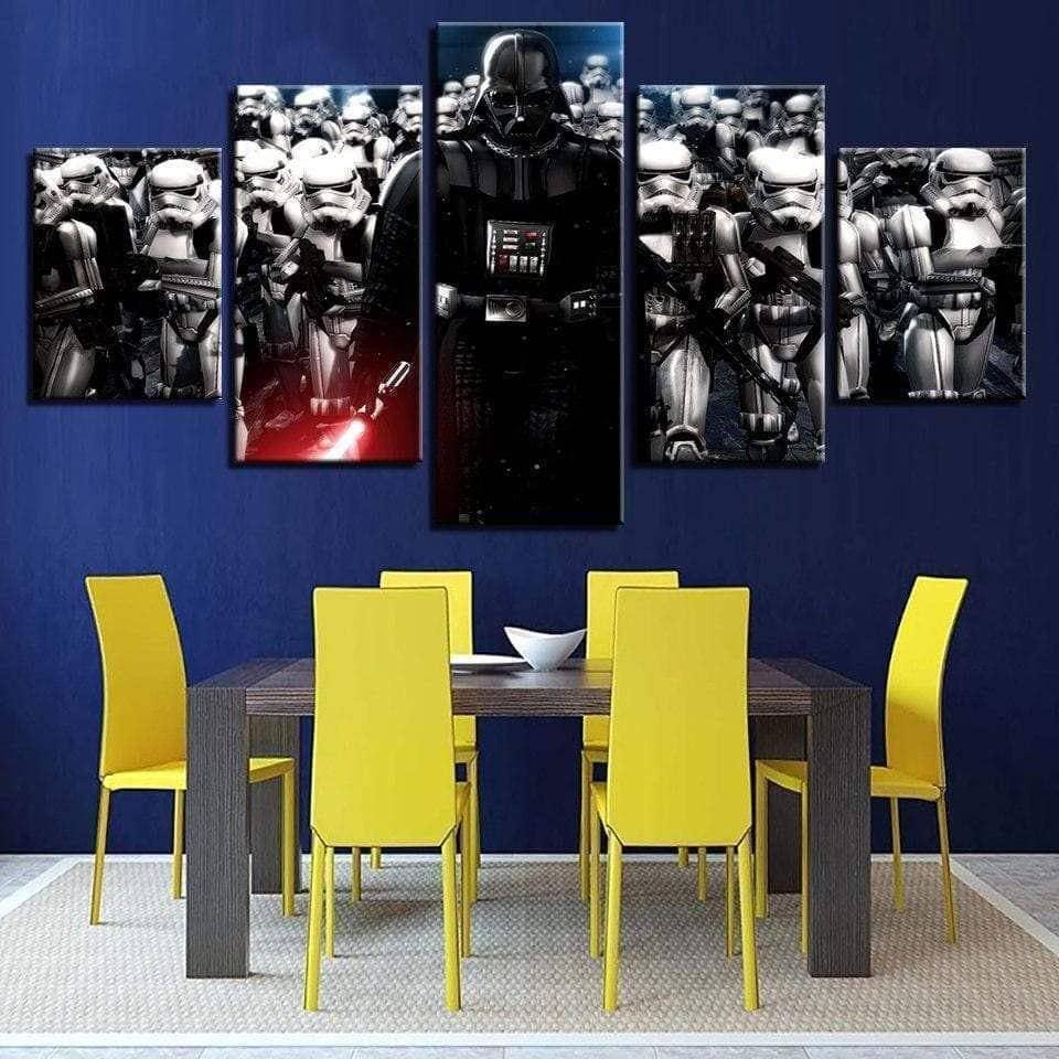 Tableau Star Wars Dark Vador StormTrooper - Montableaudeco