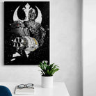 Tableau Star Wars Noir et Blanc C-3PO - Montableaudeco