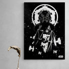 Tableau Star Wars Noir et Blanc X-Wing - Montableaudeco