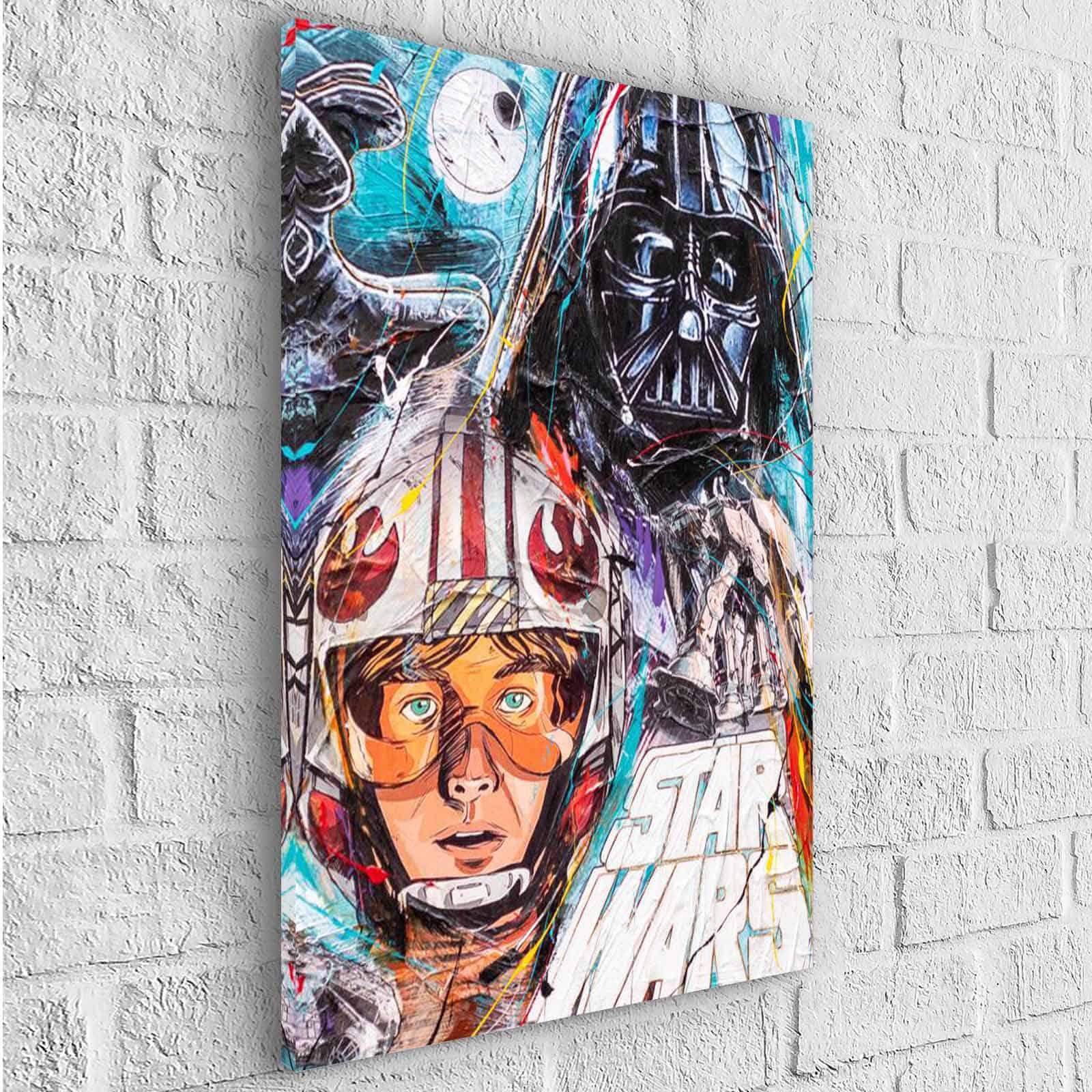 Tableau Street Art Star Wars  La Déco à Prix Grossiste – Montableaudeco