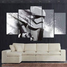 Tableau Star Wars StormTrooper 5 Panneaux - Montableaudeco