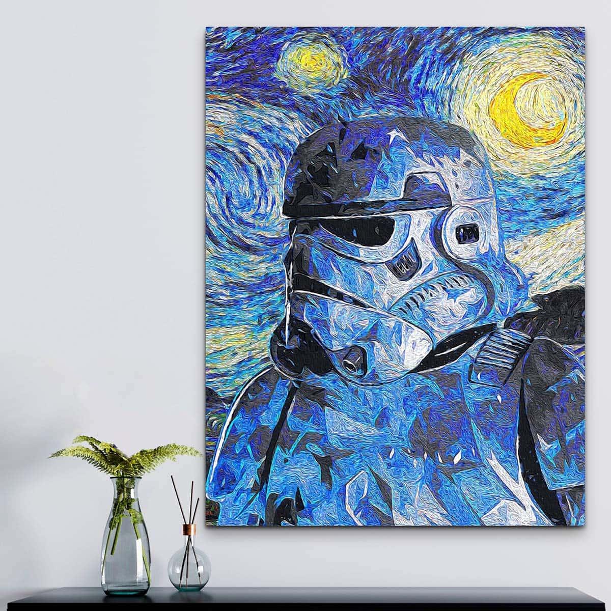 Tableau Star Wars Van Gogh Collection - Montableaudeco