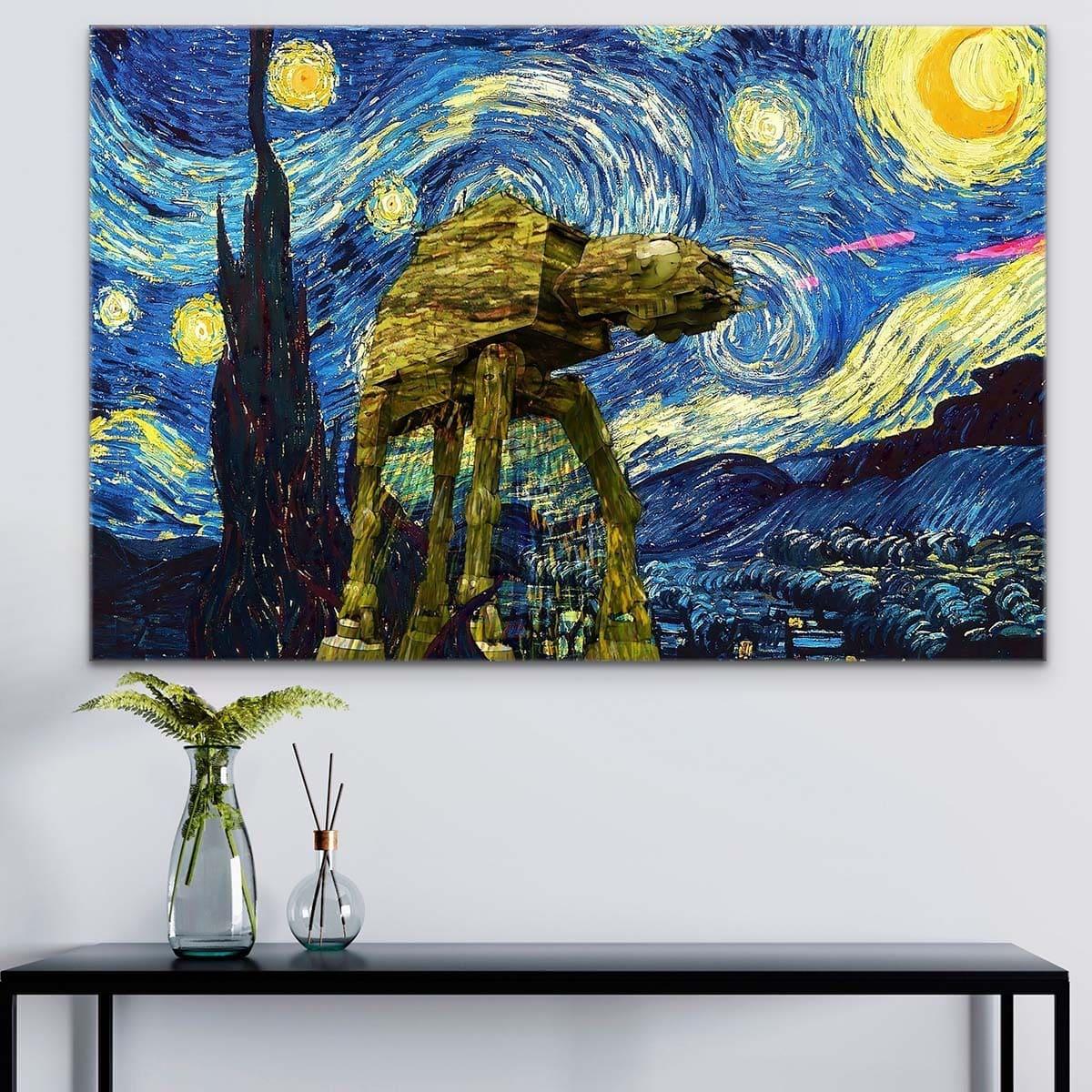 Tableau Star Wars Van Gogh Collection - Montableaudeco